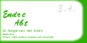 endre abt business card